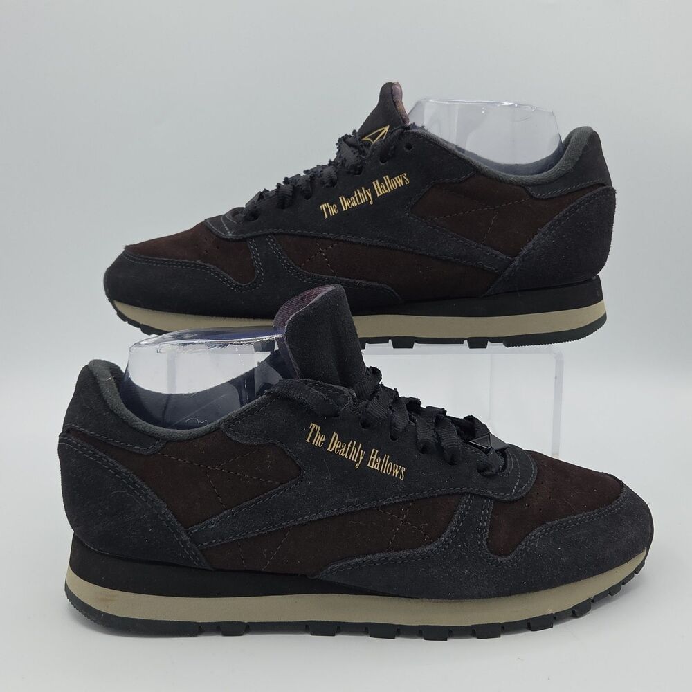 Reebok Classic Leather Harry Potter Deathly Hallows Mens 7.5 Womens 9 100201817